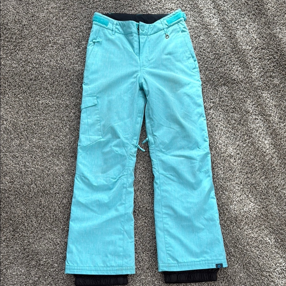 Kids Aqua Snow Pants